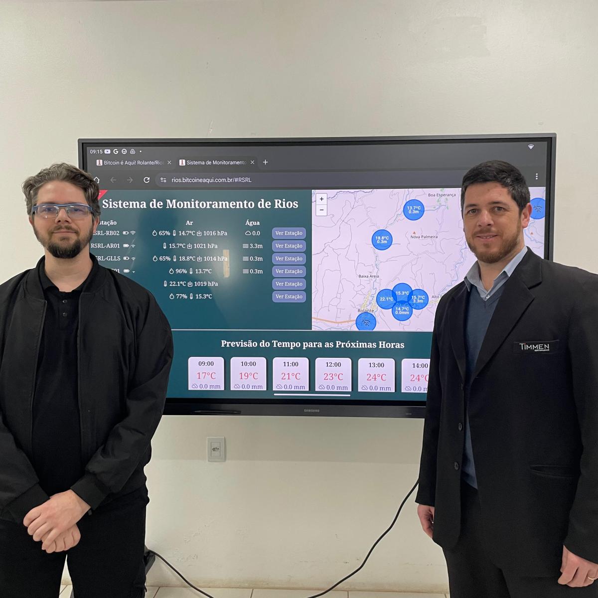 Acisa e Projeto Bitcoin É Aqui lançam central de monitoramento dos rios em&nbsp;Rolante